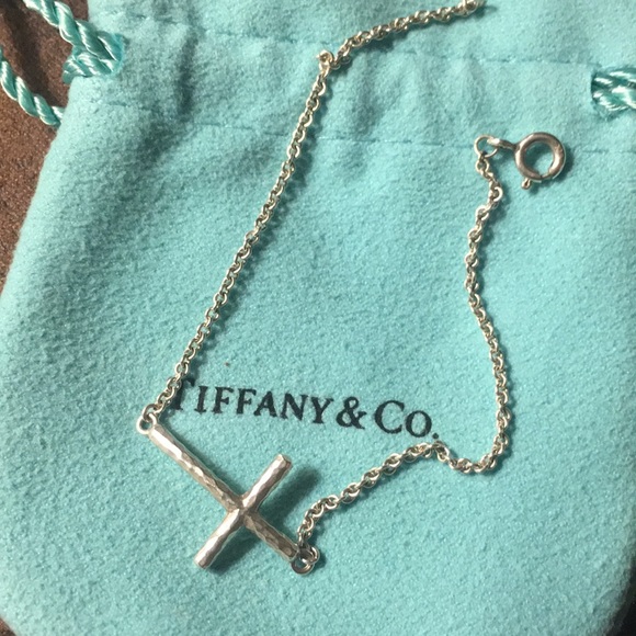 Sideways Cross Necklace Tiffanys on 
